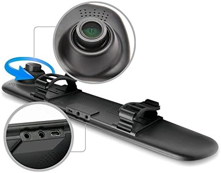 מצלמת גיבוי של מכוניות פקה של Pyle Dash Dash | מקליט מכוניות | Blackbox DVR | מצלמה אחורית | מצלמת אבטחת לולאה | ראיית לילה אטומה למים | מקליט שמע W מיקרופון | כרטיס מיקרו SD | צבע מלא - HD 1080p